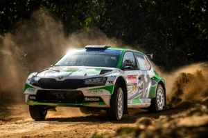 Николай Грязин и Константин Александров, Škoda Fabia Rally2 evo, ралли Португалия 2022