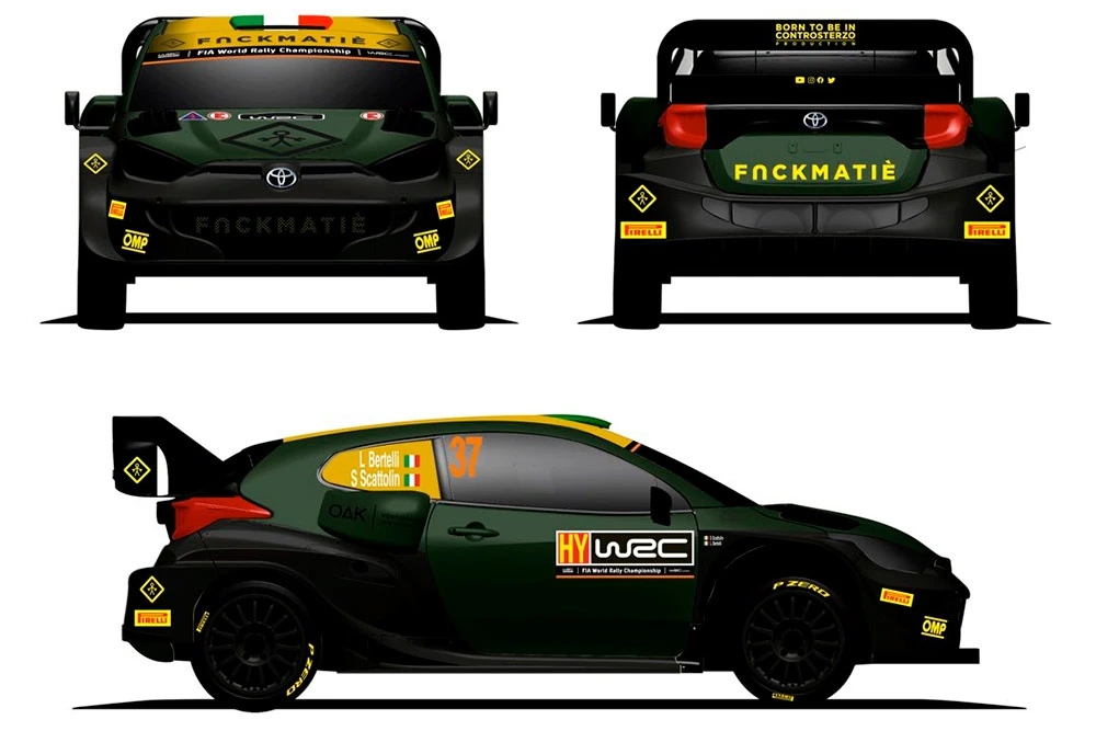 Бертелли стартует в Швеции на Yaris Rally1