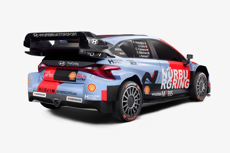 Hyundai обновила окрас своего Rally1 на 2026 год