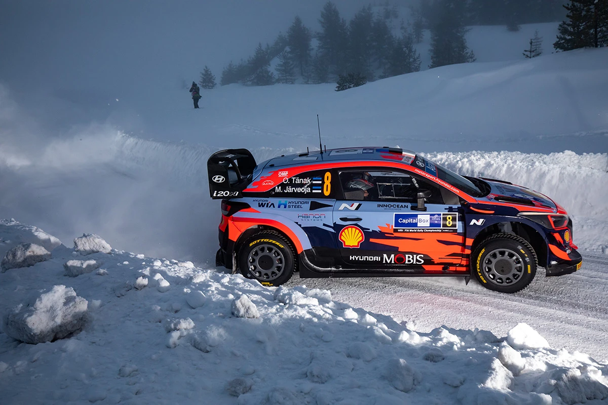 Arctic Rally Finland, СУ3: дубль Hyundai