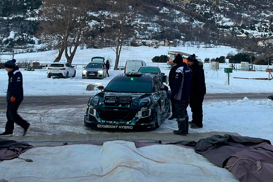 M-Sport восстановила машину после аварии Брина